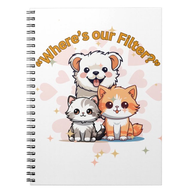 Caderno Espiral Notebook de fotos espiral (Frente)