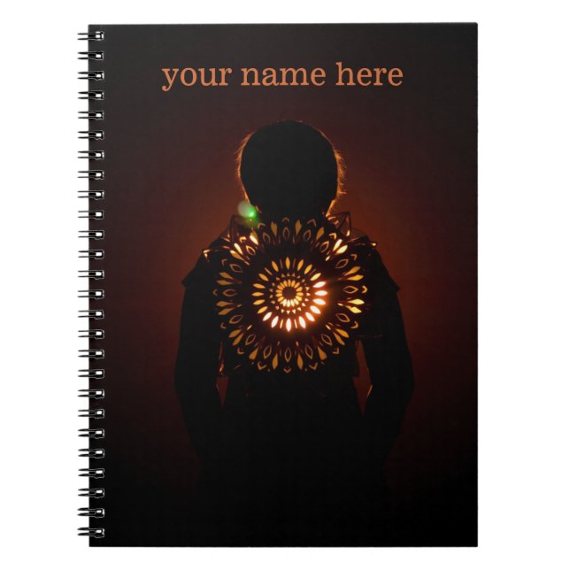 Caderno Espiral Notebook de fotos espiral (Frente)