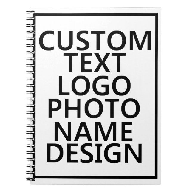 Caderno Espiral Notebook de fotos espiral (Frente)