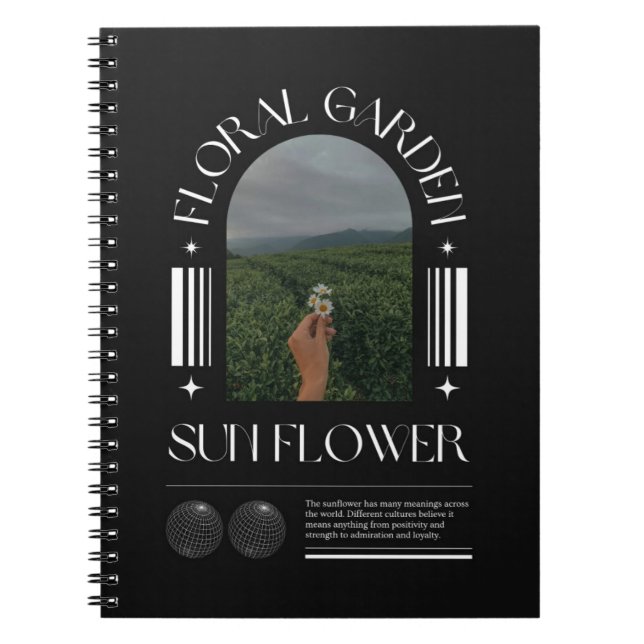 Caderno Espiral Notebook de fotos espiral (Frente)