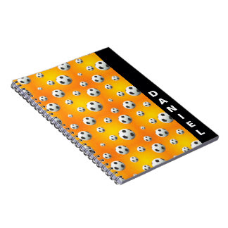 Caderno Espiral Notebook de futebol