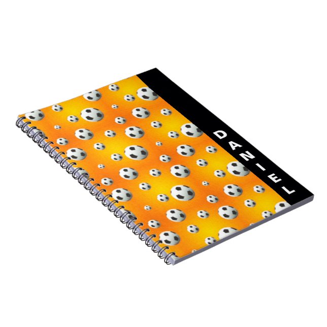 Caderno Espiral Notebook de futebol (Lado Direito)