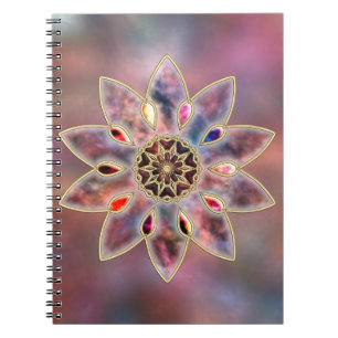 Caderno Espiral Notebook de galáxias marmoreadas