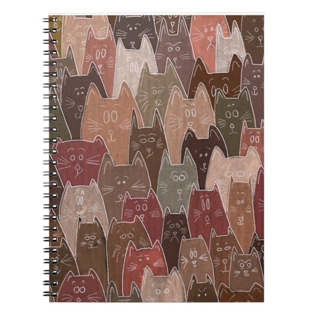 Caderno Espiral Notebook de gato (Frente)