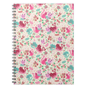 Caderno Espiral Notebook de gatos com amor