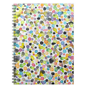 Caderno Espiral Notebook de gomos atômicos