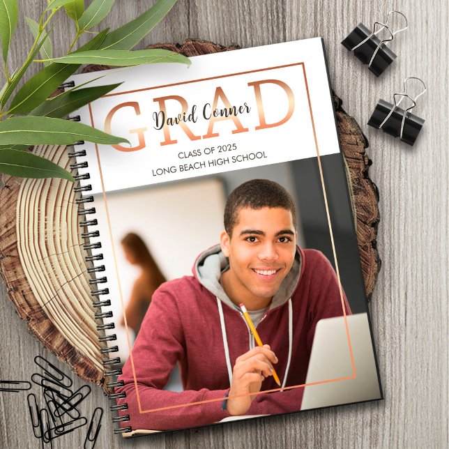 Caderno Espiral Notebook de graduação de Segundo grau 2025 (Criador carregado)