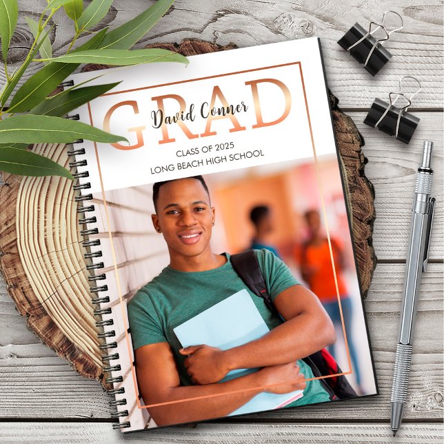 Caderno Espiral Notebook de graduação de Segundo grau 2025 (Criador carregado)