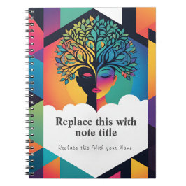 Caderno Espiral Notebook de Gratidão Personalizado