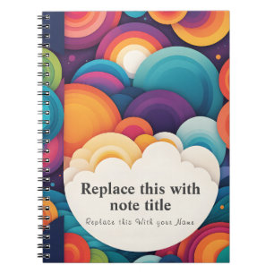 Caderno Espiral Notebook de Gratidão Personalizado