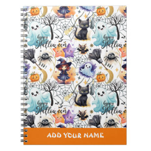 Caderno Espiral Notebook de Halloween encantador