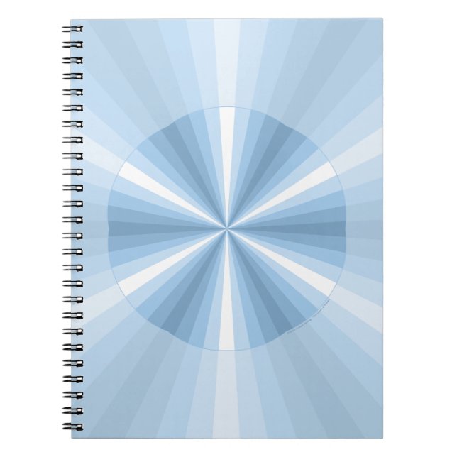 Caderno Espiral Notebook de ilusão de inverno (Frente)
