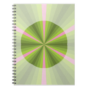 Caderno Espiral Notebook de ilusão de primavera