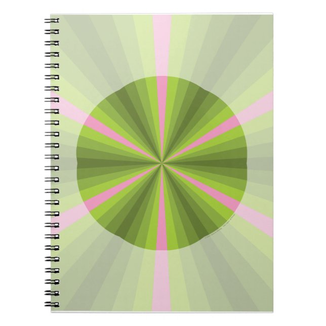 Caderno Espiral Notebook de ilusão de primavera (Frente)
