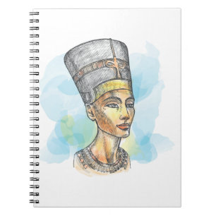 Caderno Espiral Notebook de Ilustração Nefertiti