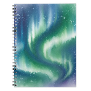 Caderno Espiral Notebook de Imagem Espiral com Aquarela