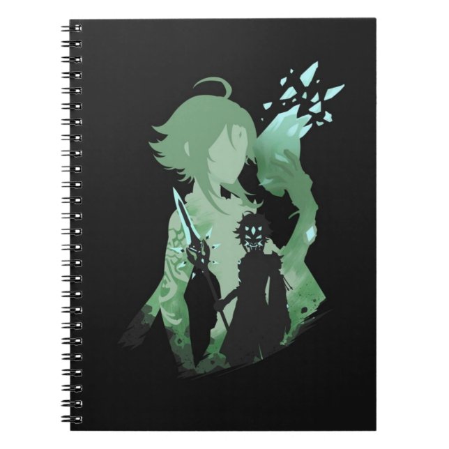 Caderno Espiral Notebook de impacto Genshin (Frente)