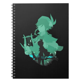 Caderno Espiral Notebook de impacto Genshin