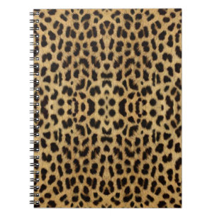 Caderno Espiral Notebook de impressão leopardo