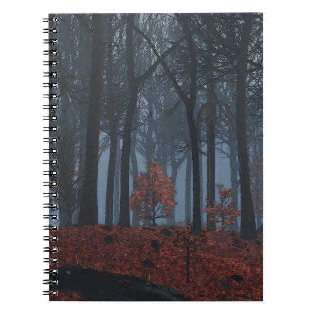 Caderno Espiral Notebook de inverno sai (Frente)