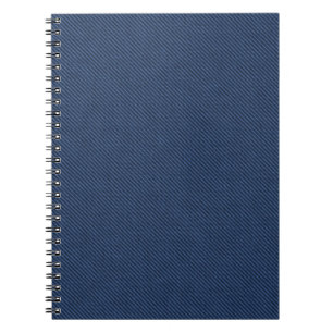 Caderno Espiral Notebook de Jeans Azuis Faux