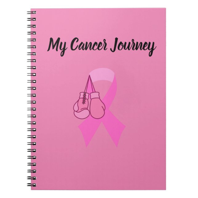 Caderno Espiral Notebook de jornada de cancer (Frente)