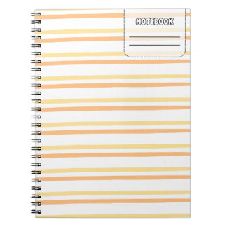 Caderno Espiral Notebook de linha de cores de Pastel