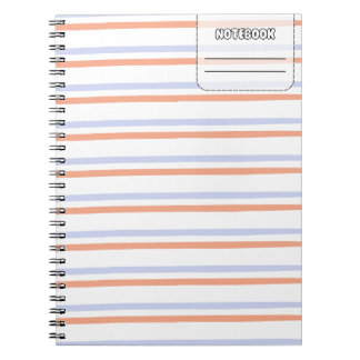 Caderno Espiral Notebook de linha de cores de Pastel