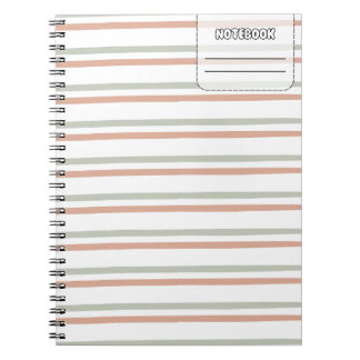 Caderno Espiral Notebook de linha de cores de Pastel