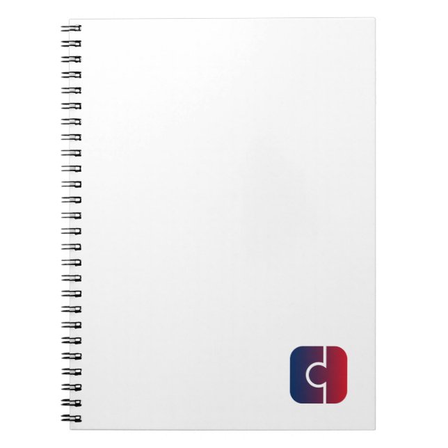 Caderno Espiral Notebook de logotipo CNCT (Frente)