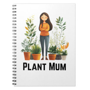 Caderno Espiral Notebook de Mãe vegetal