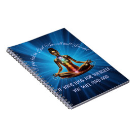 Caderno Espiral Notebook de Meditação Espiritual Mulher/Foto Espir
