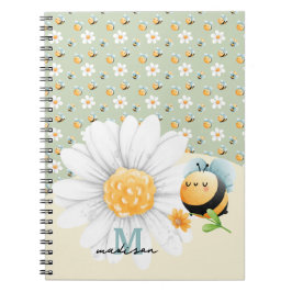 Caderno Espiral Notebook De Mel Bonito Com Nome