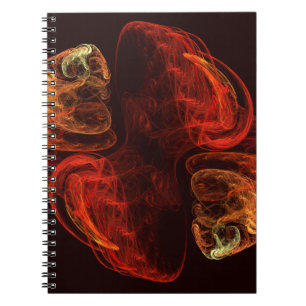 Caderno Espiral Notebook de metamorfose Abstrato