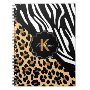 Caderno Espiral Notebook de Monograma Personalizado de Impressão