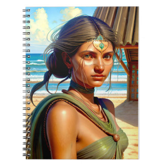 Caderno Espiral Notebook de mulher limuriana