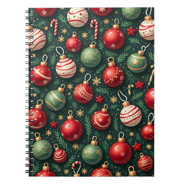 Caderno Espiral Notebook de Natal (Frente)