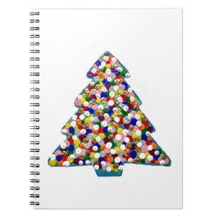 Caderno Espiral Notebook de Natal Azul