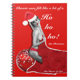 Caderno Espiral Notebook de Natal elegante para Piadas sensuais