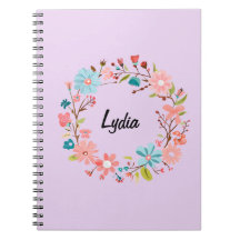 Notebook de nome flexível - Diário personalizado
