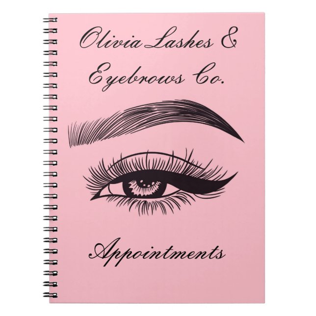 CADERNO ESPIRAL NOTEBOOK DE NOMEAÇÃO COSMETOLOGISTA (Frente)