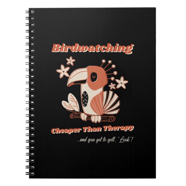 Caderno Espiral Notebook de observação de aves (Frente)
