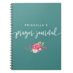 Caderno Espiral Notebook de oração textual e flexível