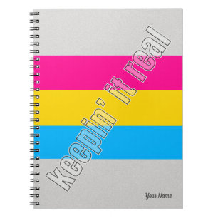Caderno Espiral Notebook de Orgulho Pansexual