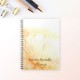Caderno Espiral Notebook de Ouro flexível e elegante personalizado