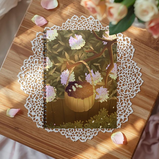 Caderno Espiral Notebook de ouro hora Blackberry Basket (Criador carregado)