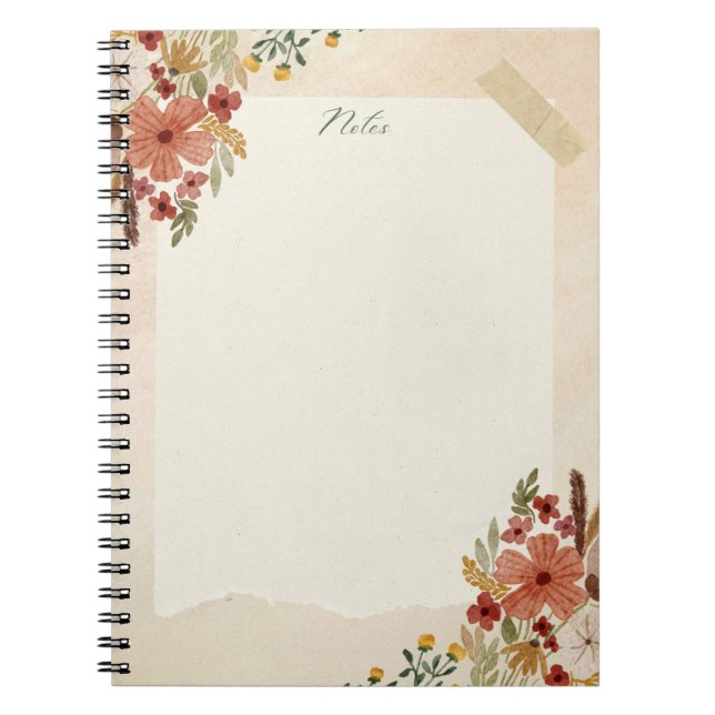 Caderno Espiral Notebook de outono 🍂 (Frente)