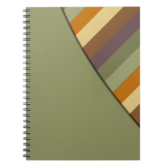 Caderno Espiral Notebook de outono de artista gráfico (Frente)