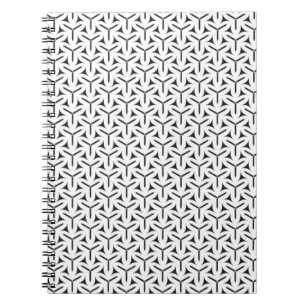 Caderno Espiral Notebook de padrão de lâminas gótico