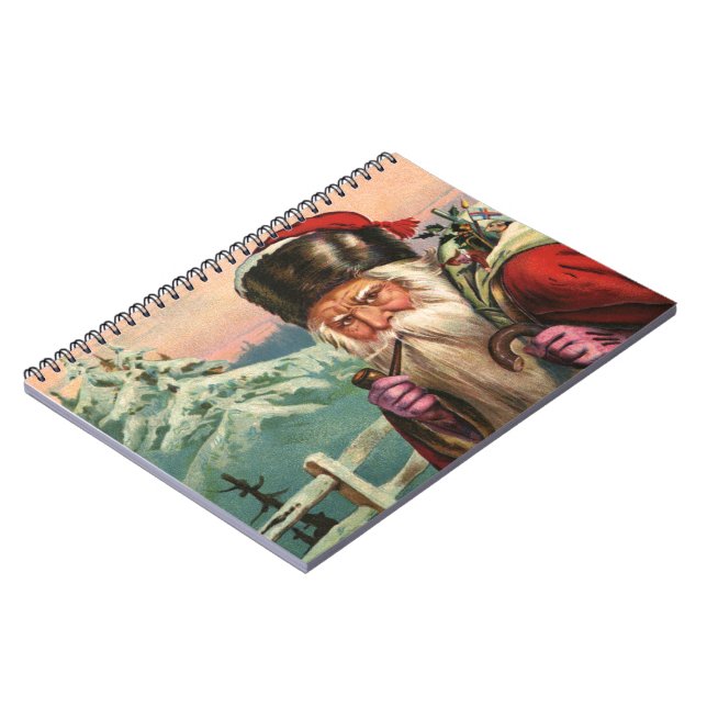 Caderno Espiral Notebook de Papais noeis alpinos (Left Side)